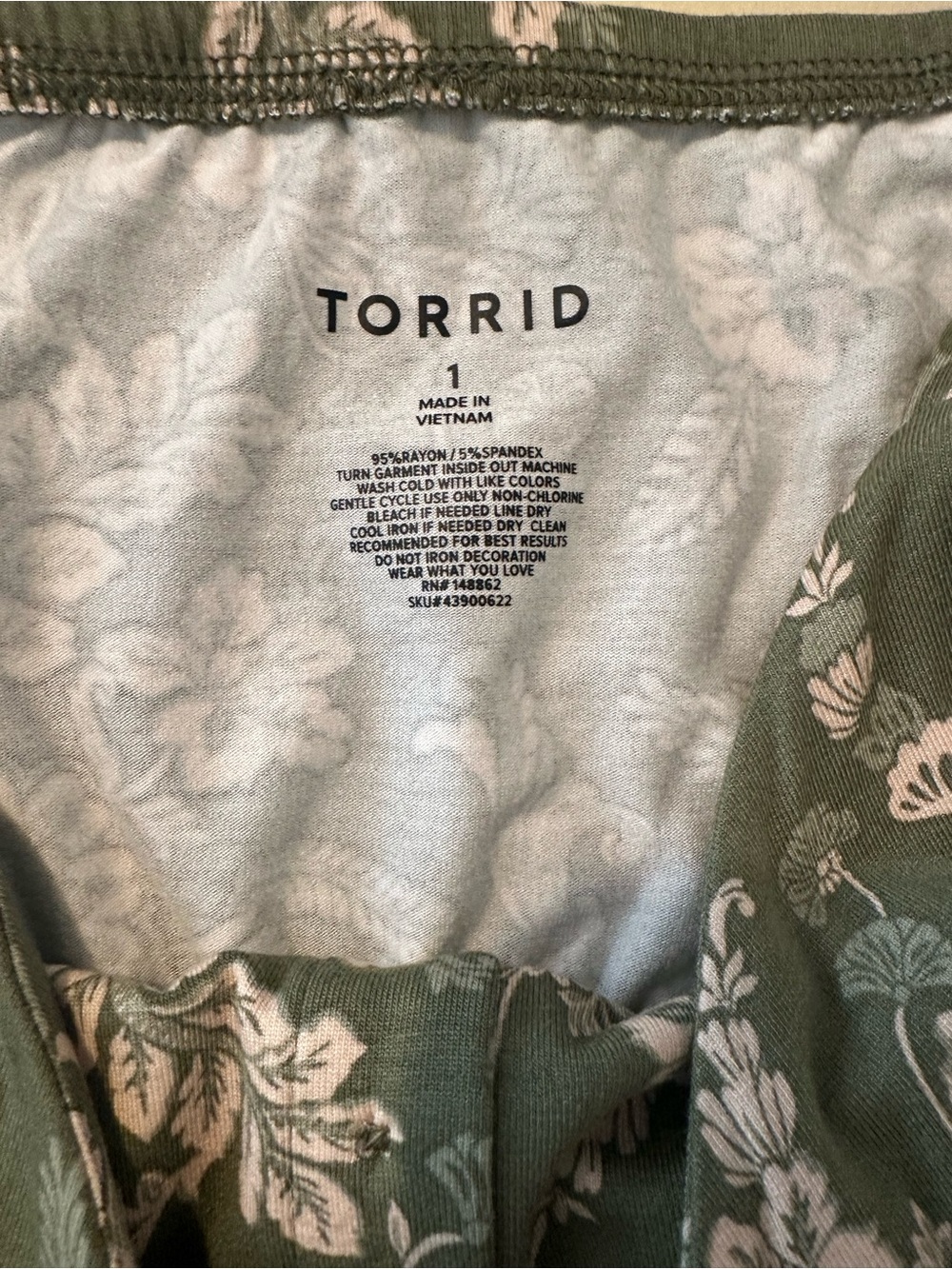 Torrid Green Floral Midi Sundress - Picture 4 of 5